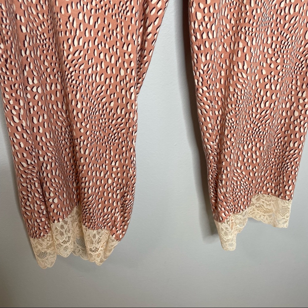 Soma Cool Nights Lace Trim Crop Pajama Set - Picture 10 of 13